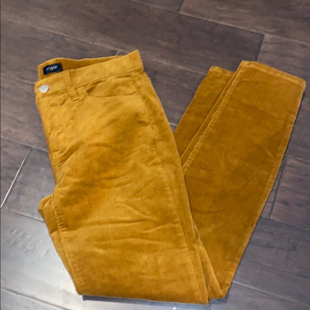 J. Crew Mustard Corduroy Pants